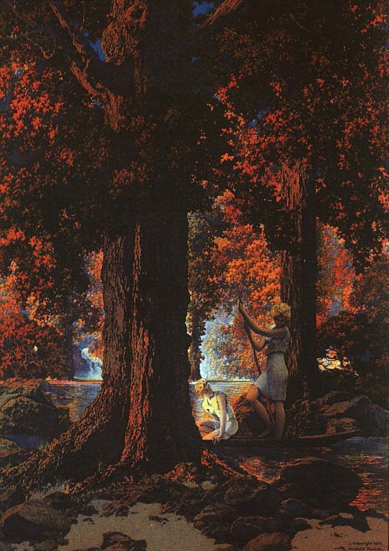Maxfield Parrish Golden Hours
